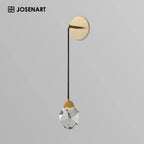 square crystal wall sconces