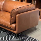 reclining leather sofa