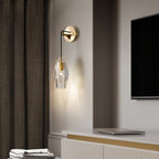 crystal shade wall sconces