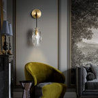 geometric wall sconces