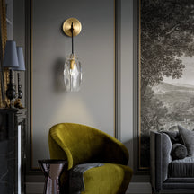 geometric wall sconces