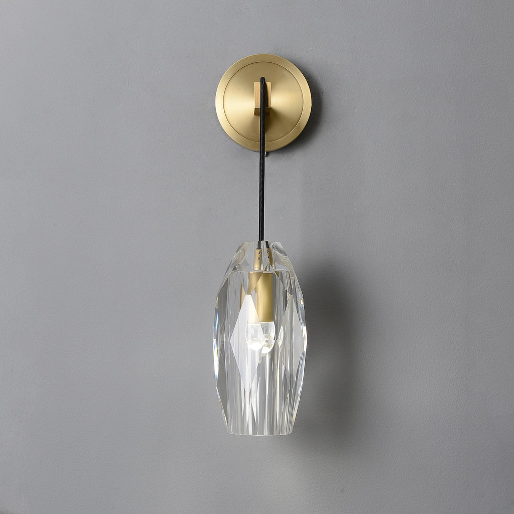 wall sconces with geometric shade