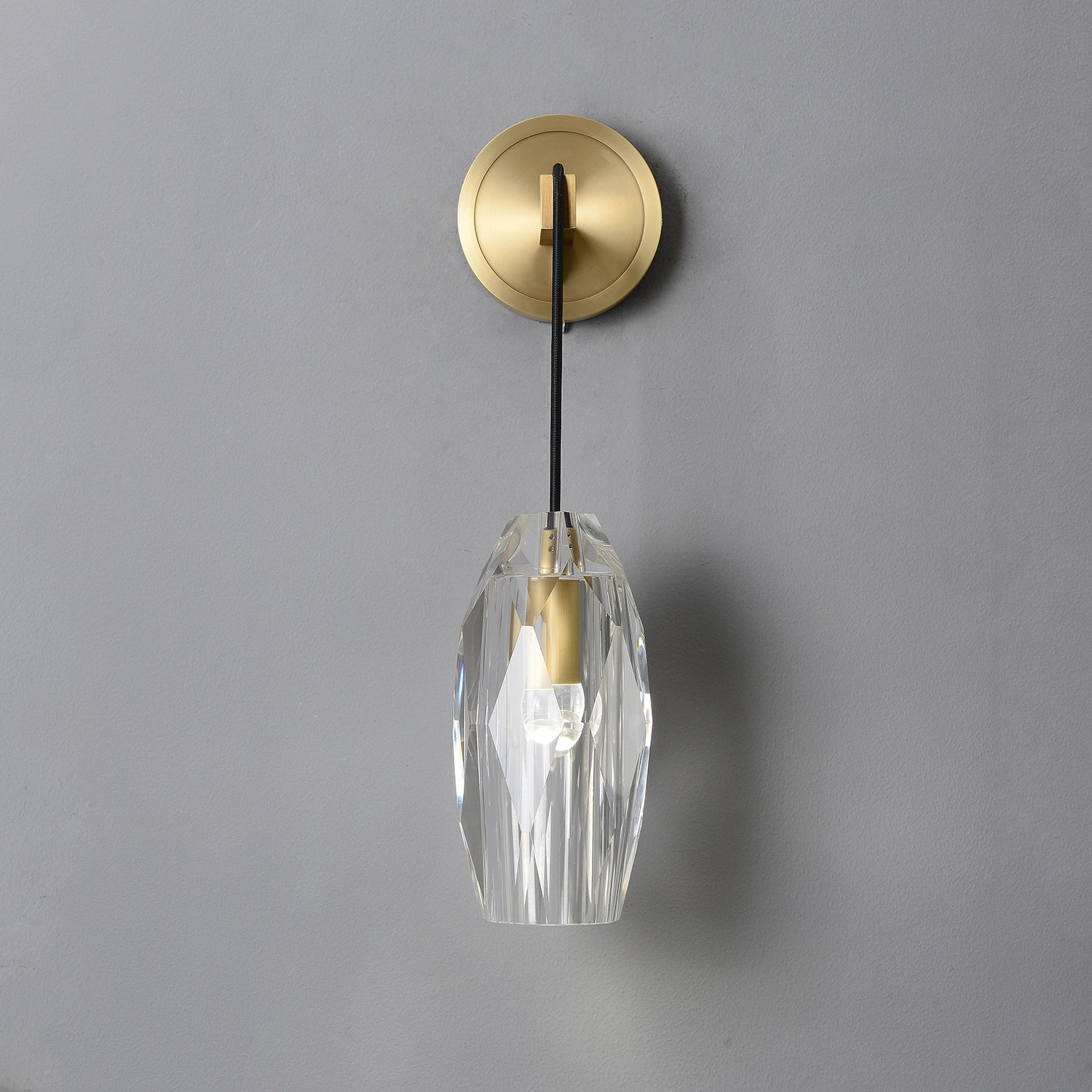 wall sconces with geometric shade