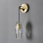 modern sconces with brass base
