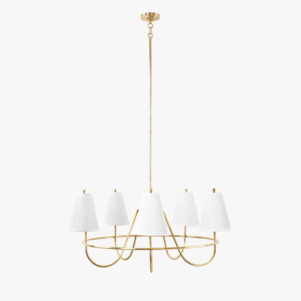 Georgiana Pleated Chandelier