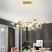 ginkgo leaves chandelier