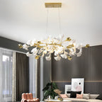 ginkgo leaves chandelier