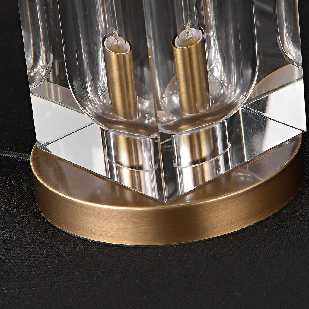 metal rectangular table lamp