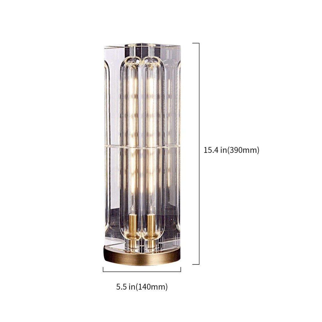 rectangular modern table lamp