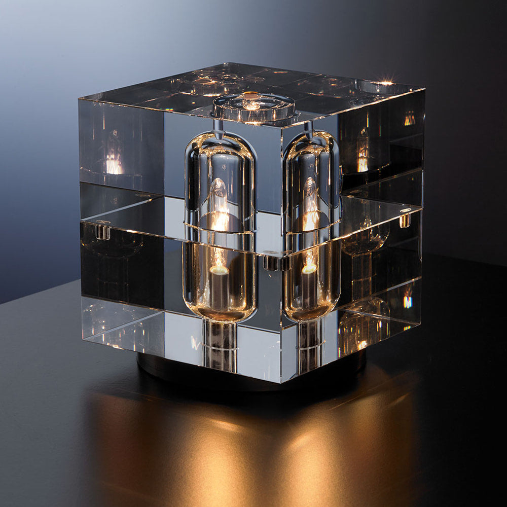 square shade table lamp