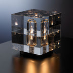 square shade table lamp