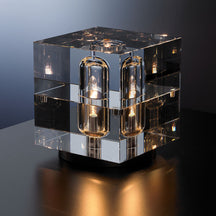 square shade table lamp