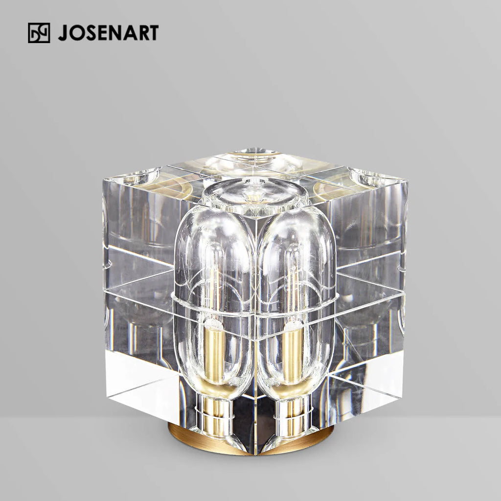 crystal table lamp