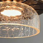 contemporary glass bowl pendant