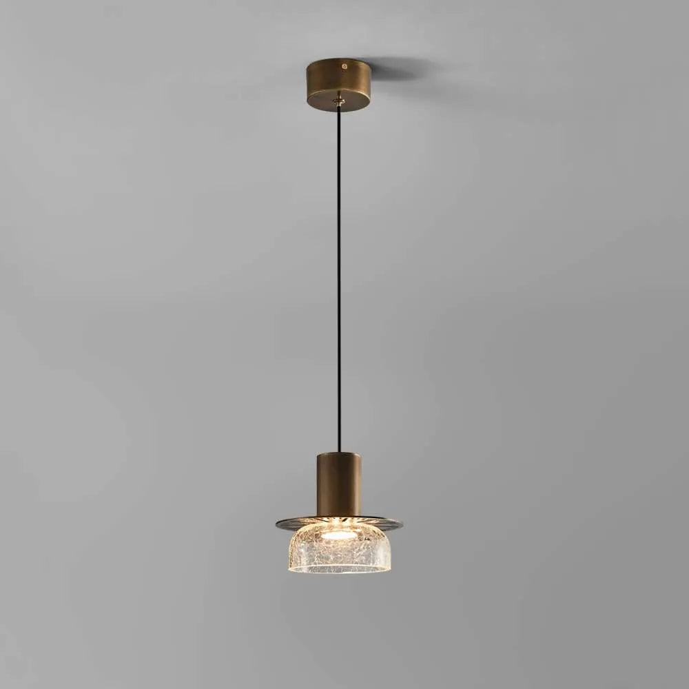 glass bowl pendant light