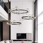 transparent bubble chandelier