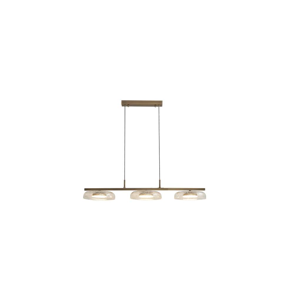iron and glass chandelier for dining