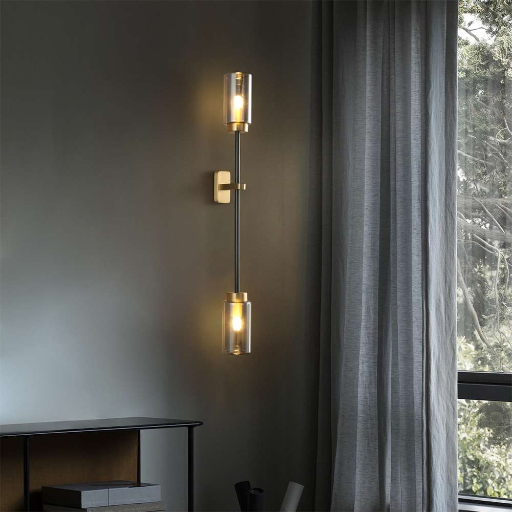 glass farol wall light