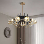 contemporary glass globe light