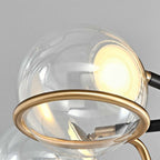 minimalist bubble light fixture