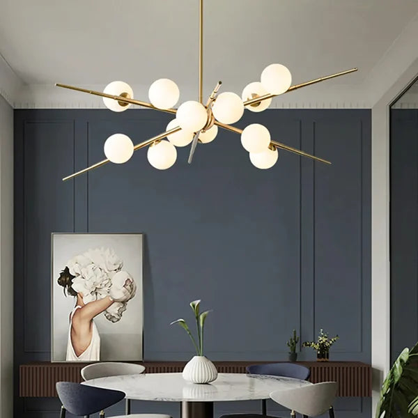 modern sputnik chandelier
