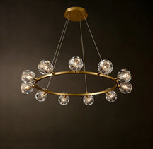 Glass Round Chandelier