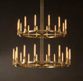 Glass Round Chandelier 72″