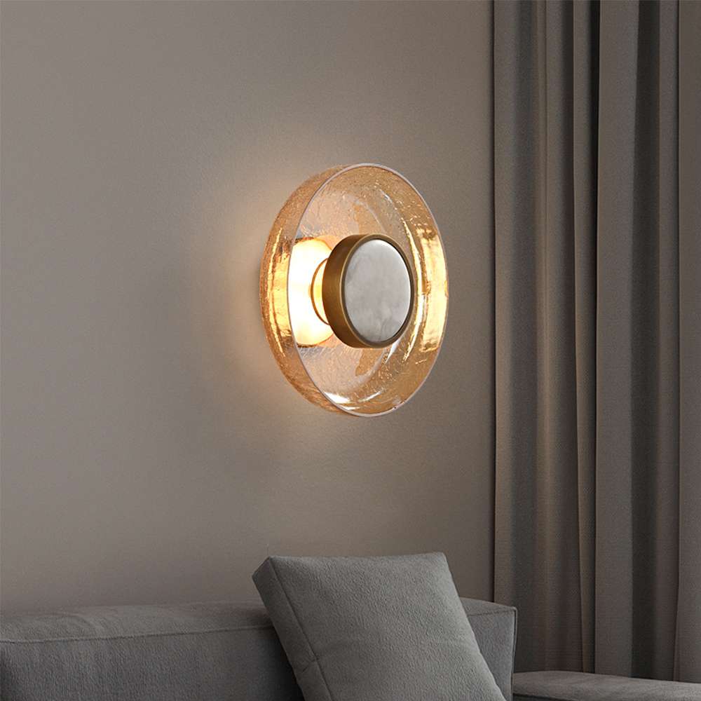 modern glass wall sconce