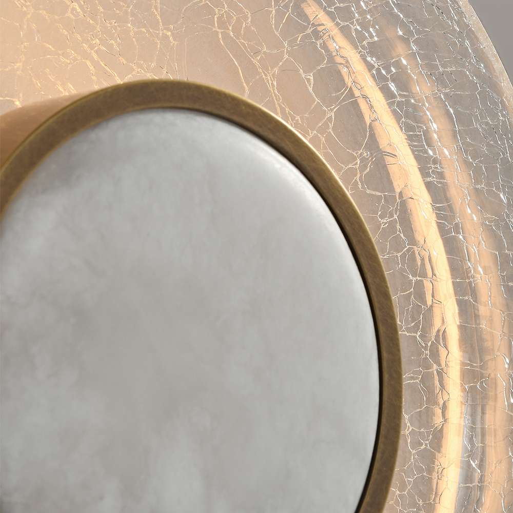 decorative glass wall sconce