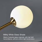 white glass shade table lamp