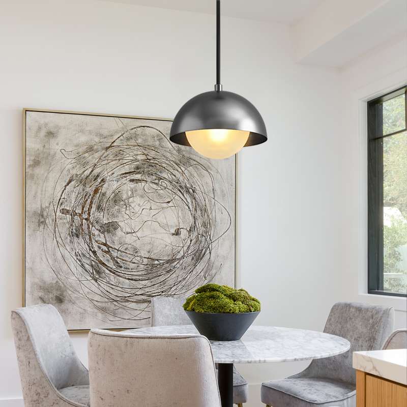 Black Pendant Light – Modern Dining Room Lighting for Minimalist Home Decor - View 3
