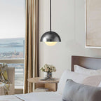 Black Pendant Light – Modern Dining Room Lighting for Minimalist Home Decor - View 2
