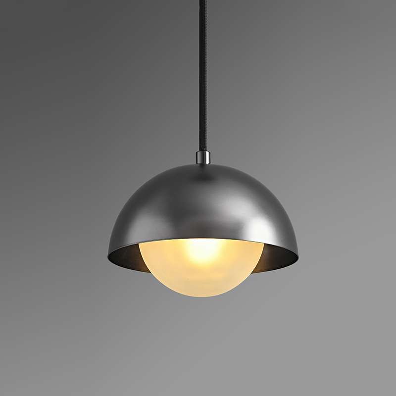 black pendant light