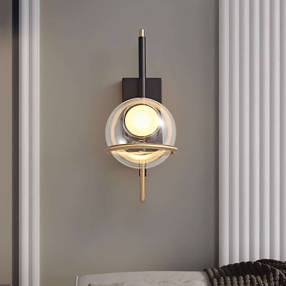 globe light fixture for walls