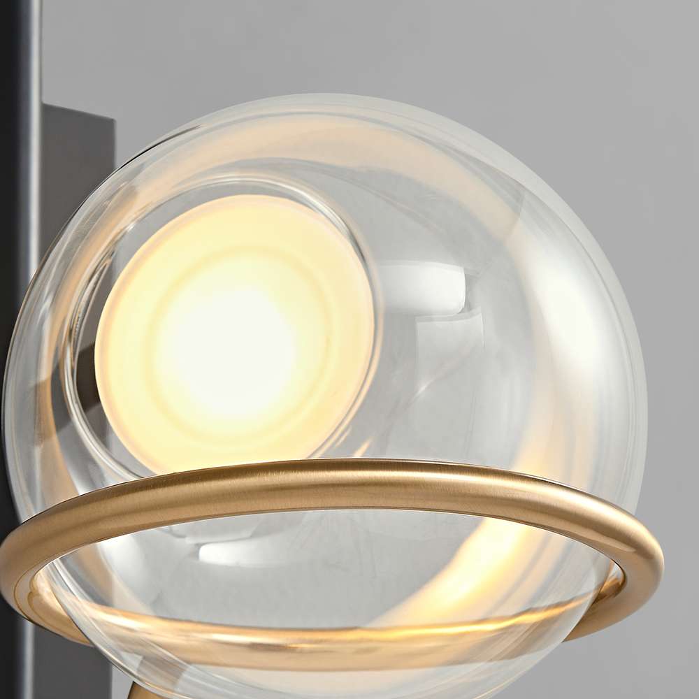 minimalist globe light fixture