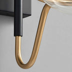 modern wall light with black