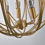 geometric suspended chandelier