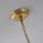 gold geometric orb chain