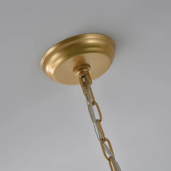 gold geometric orb chain