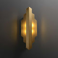 brass wall light