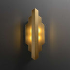 brass wall light