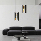 curl hammered 2-light pendant