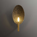 wall light for bedroom textured oval wall sconce