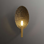 wall light for bedroom textured oval wall sconce