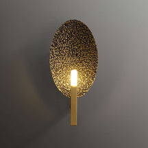 wall light for bedroom textured oval wall sconce