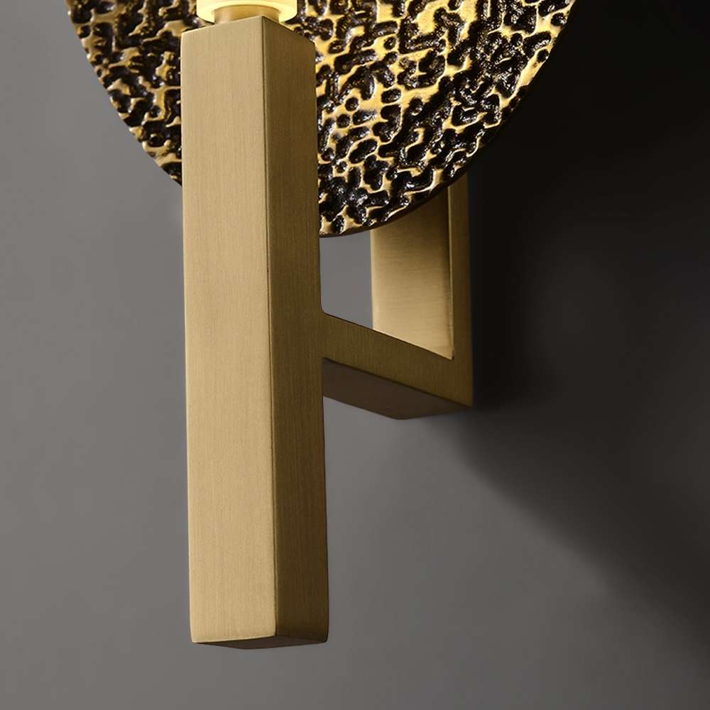 solid brass wall sconce