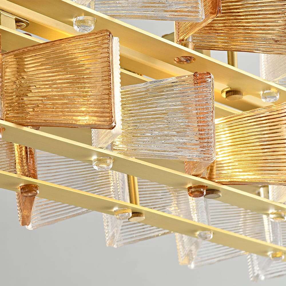 handmade glass light fixture