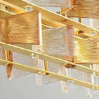 handmade glass light fixture