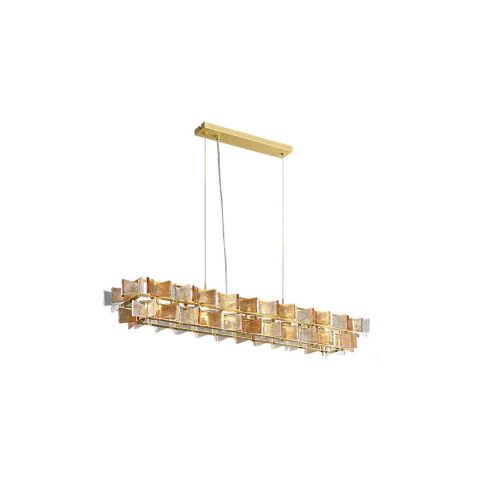 luxurious handmade island chandelier