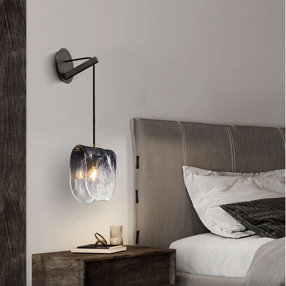 modern black wall sconce